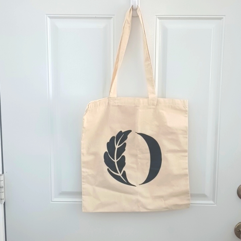Fancy O cotton tote bag